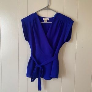 Monteau Blue Blouse